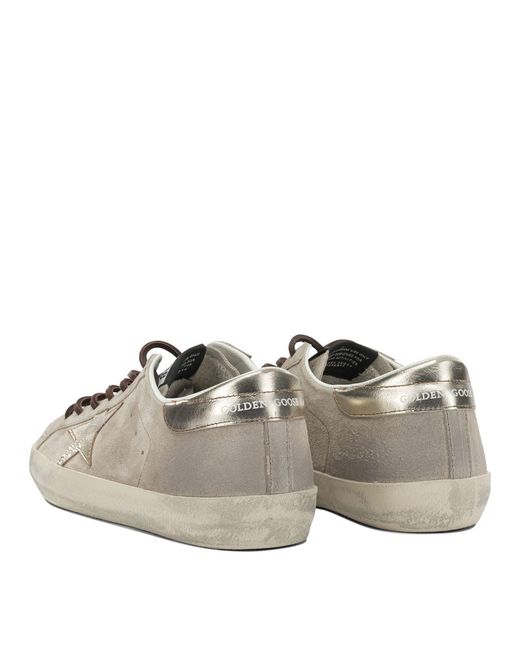 Golden Goose Deluxe Brand Natural "Super Star" Low Sneakers for men