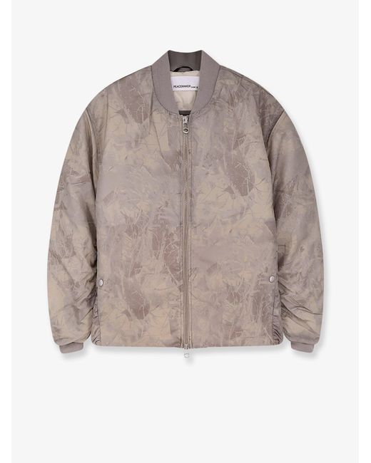 Oamc Peacemaker Natural Minimal Printed Fabric Bomber for men