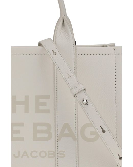 Marc Jacobs Gray The Medium Tote Handbag Cotton