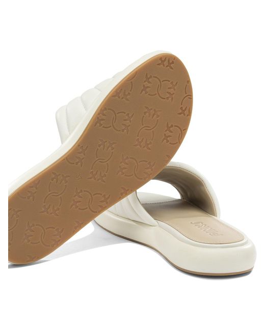 Pinko White Sandals