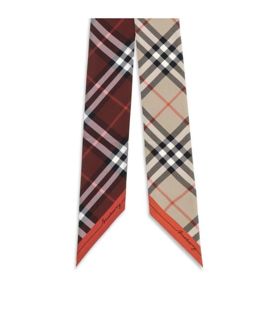 Burberry Multicolor Silk Scarves