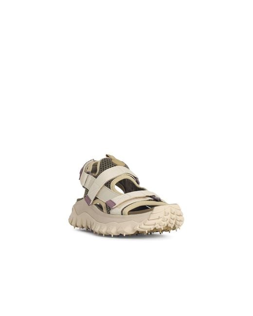 Moncler White 'Trailgrip Vela' Ivory Polyamide Sandals