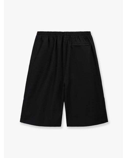 ADIDAS X WILLY CHAVARRIA Black Oversized Bermuda Shorts for men