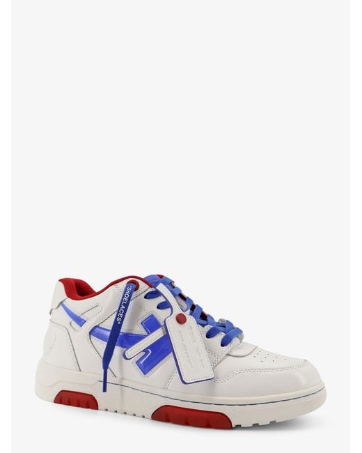 Off-White c/o Virgil Abloh White Off Out Of Office Bubble Arrow Leather Sneakers for men