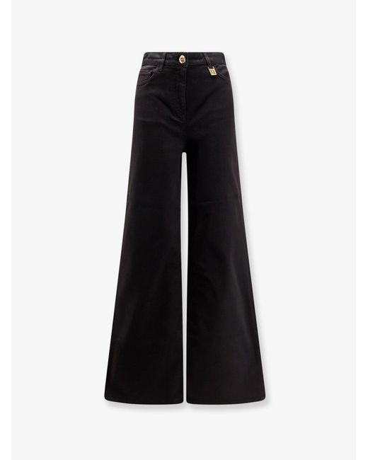 Women's Black Denim Trousers