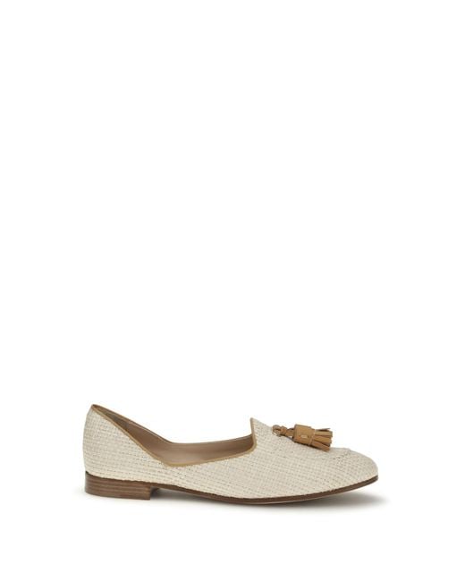 Fratelli Rossetti White Loafers Raffia
