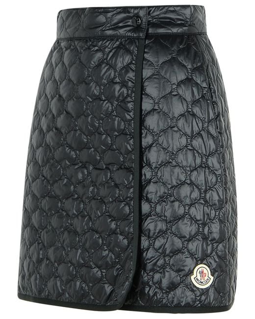 Moncler Gray Polyamide Skirt