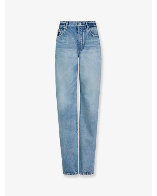 Alaïa Blue Denim Jeans
