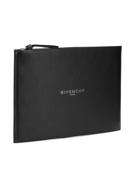 Givenchy Black "Antigonia Stamped" Document Holder for men