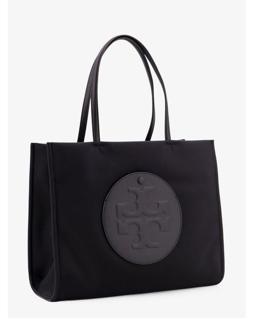 Tory Burch Black Ella Nylon Shoulder Bag