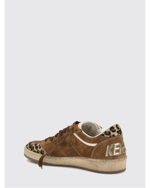 Golden Goose Deluxe Brand Brown "Ball Star" Sneakers