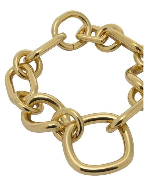 Céline Metallic "Modern Thin Gourmette" Bracelet