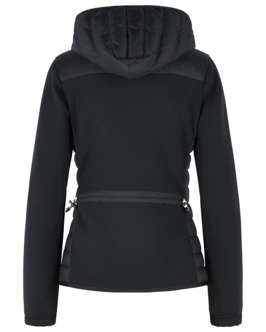 Moncler Black Padded Hoodie With Zip