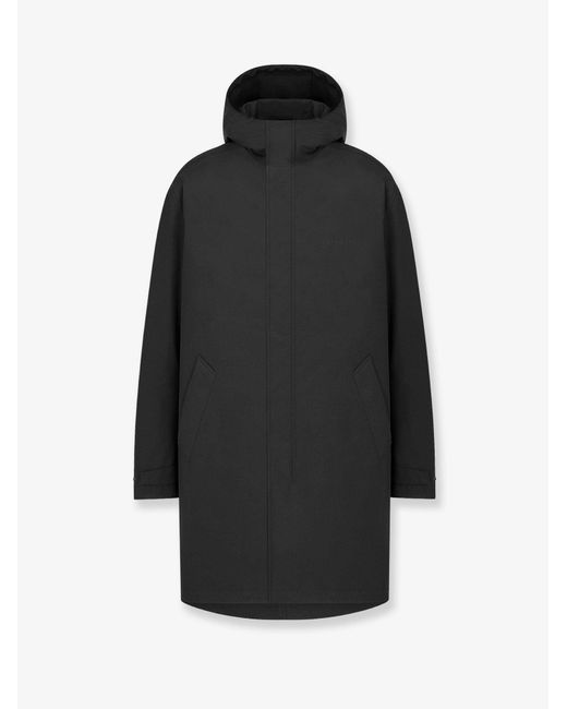 Dior Black Christian Couture Technical Fabric Coat for men