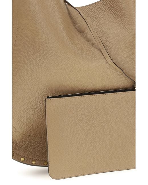 Isabel Marant Natural Oskan Hobo Shoulder Bag