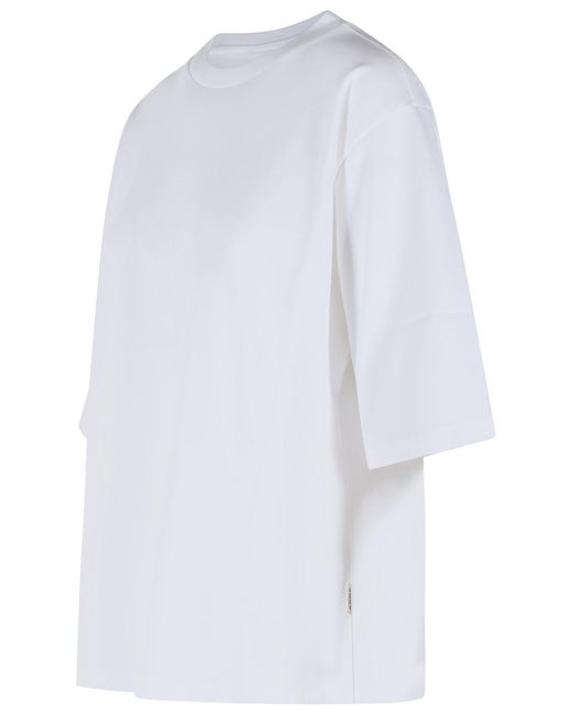 Rohe White Cotton Polo Shirt