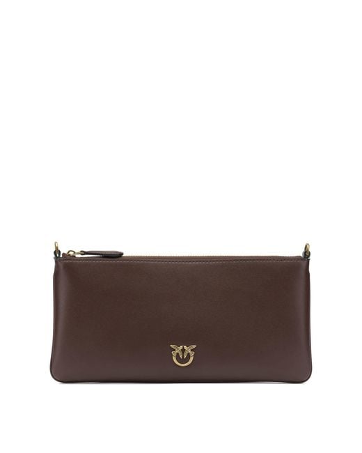 Pinko Brown Clutches