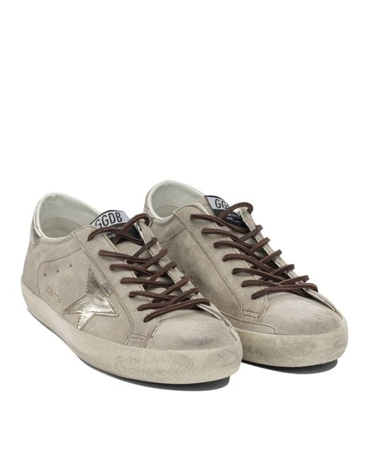 Golden Goose Deluxe Brand Natural "Super Star" Low Sneakers for men
