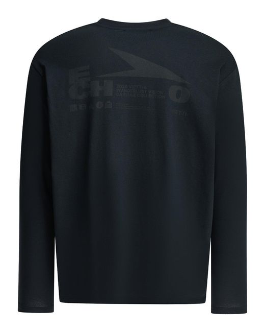Wanderlust Vision x VIETTI Blue Echo Crew-Neck T-Shirt for men