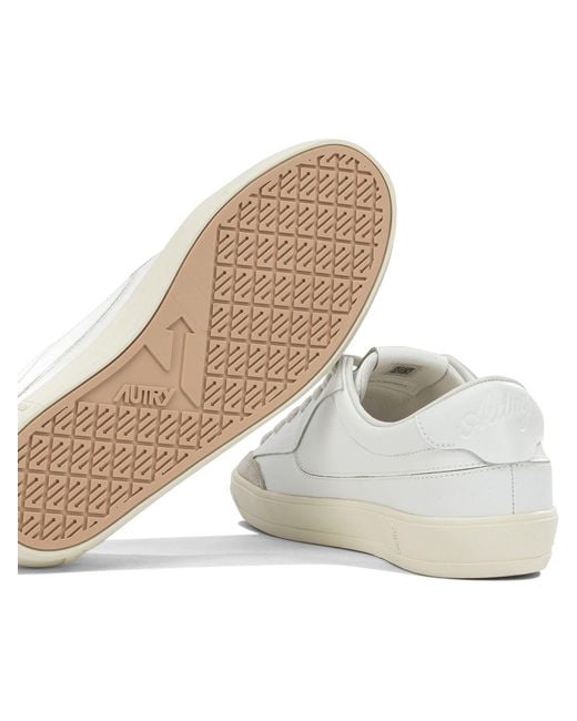 Autry White "Windscape Low" Sneakers for men
