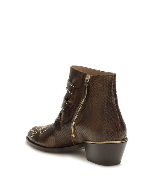 Chloé Brown Chloé Susanna Ankle Boots