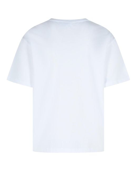 Séfr White 'Mauro' Cotton T-Shirt for men