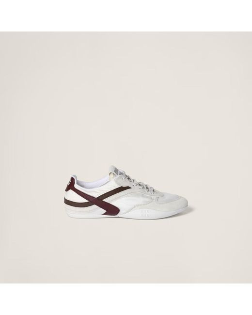 Miu Miu White Gymnasium Sneakers