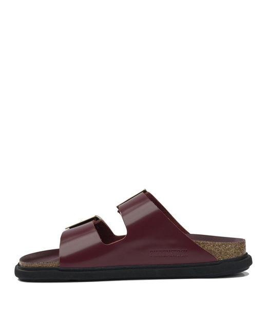Birkenstock Brown "Arizona Droplet Buckle" Sandals