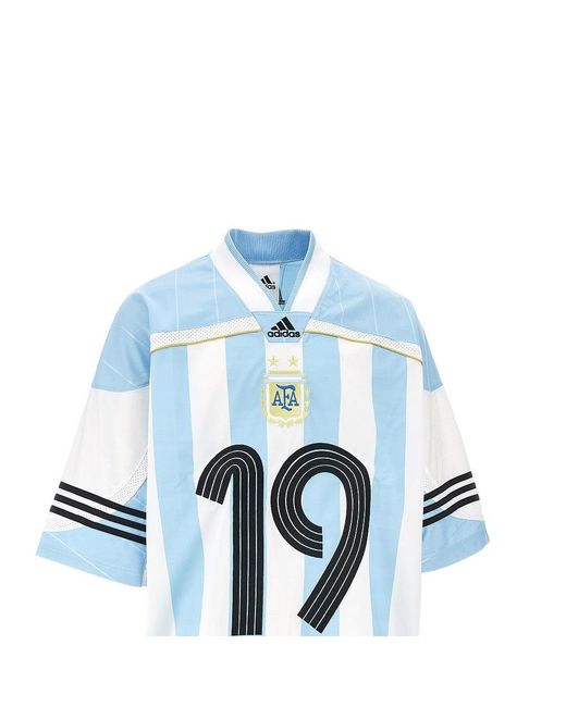 Adidas Originals Blue 'Argentina 2006' Oversized T-Shirt for men
