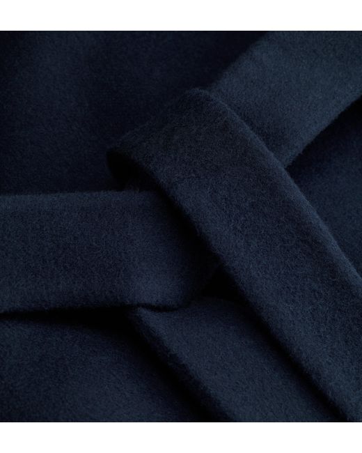 Dior Blue Belted Short Coat