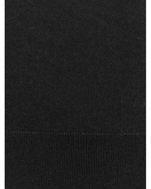 Brunello Cucinelli Black Cashmere Sweater for men