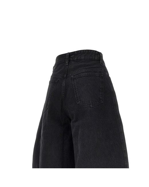 Jacquemus Black Ovalo Denim Pants