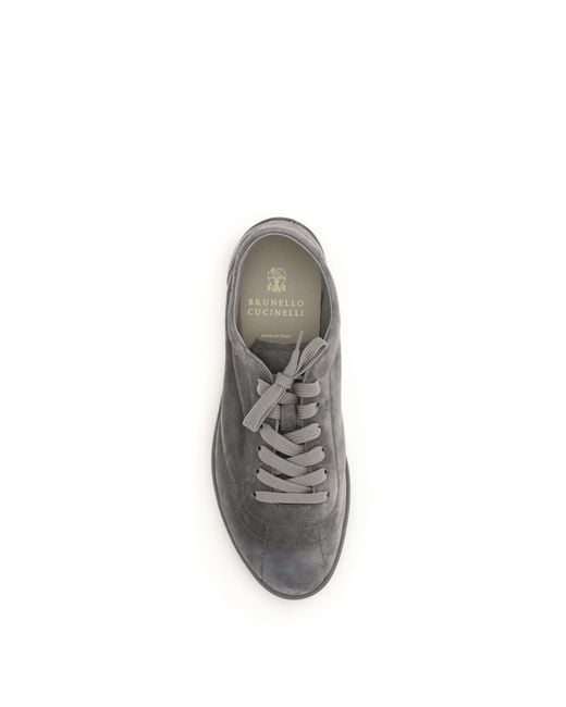 Brunello Cucinelli Gray Sneakers for men