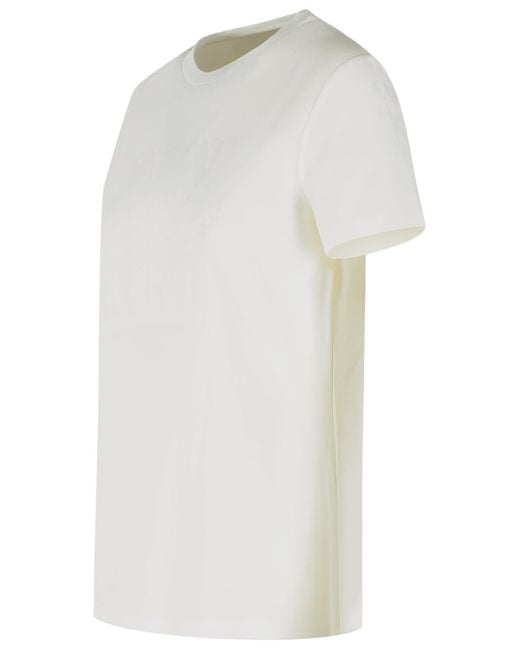 Max Mara White Panfilo Cotton T-Shirt