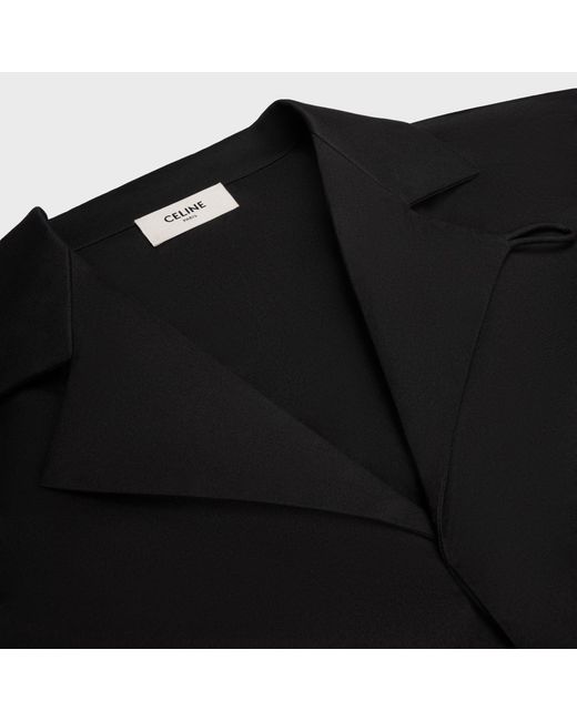 Céline Black "Scout" Short Sleeves Shirt