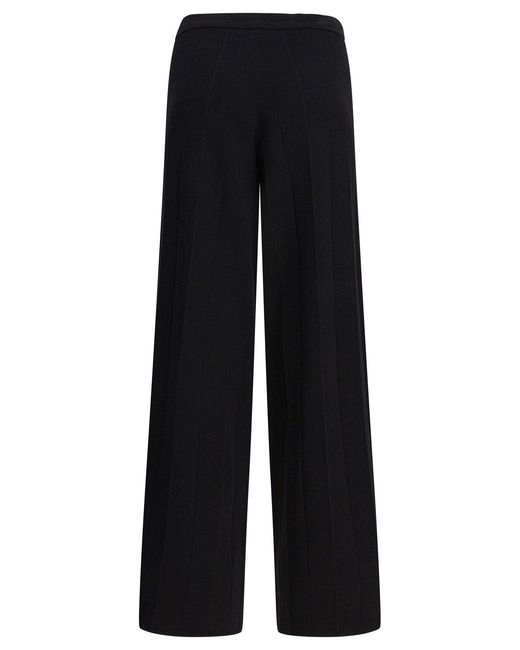 Max Mara Pure Black Trousers