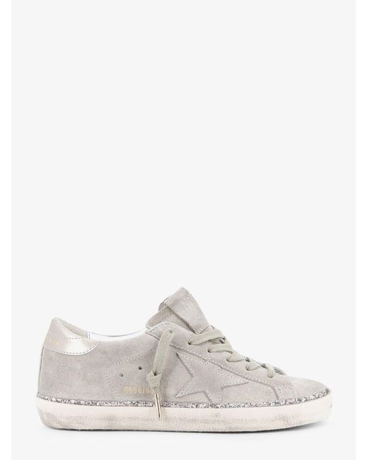 Golden Goose Deluxe Brand White Suede