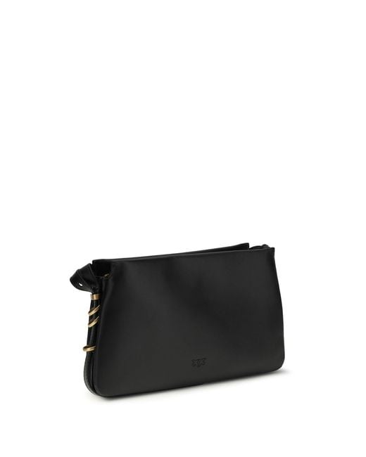 Pinko Black Shoulder Bag One Two Three Mini