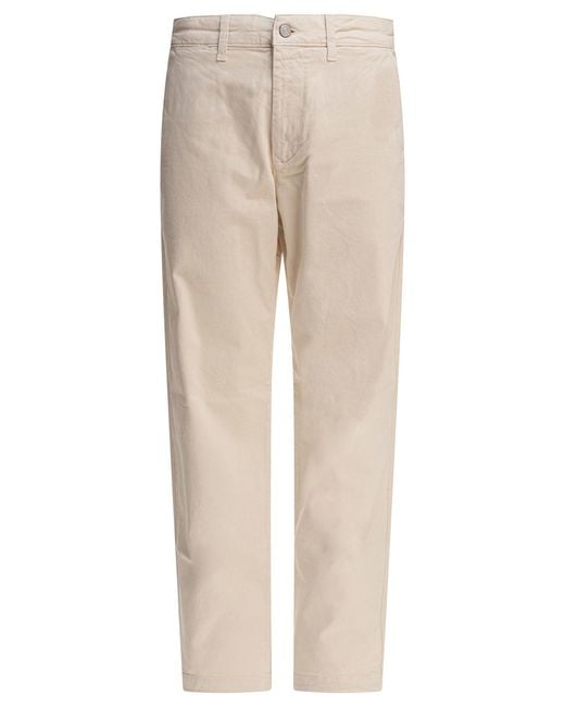 NN07 Natural Aden Trousers White for men