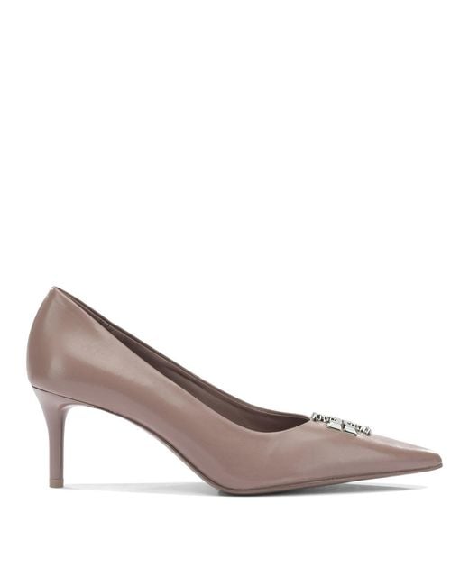 Tory Burch Brown Heeled Shoes Pink