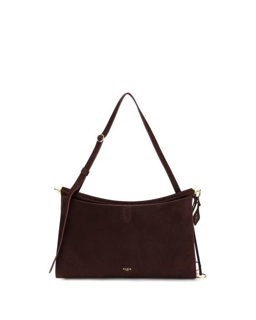 Alaïa Brown Alaïa Le Click Pocket Shoulder Bag