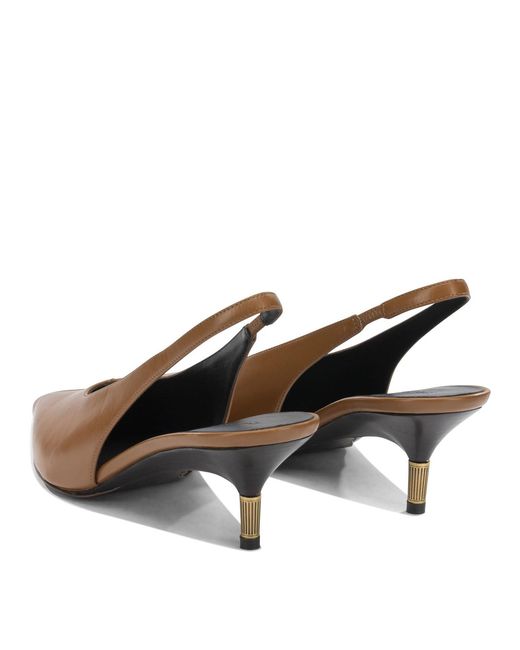 Khaite Brown "Bella 55Mm" Slingback
