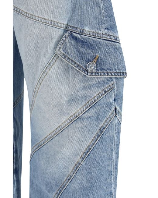 Amiri Blue Barrel Jeans
