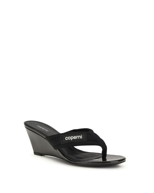 Coperni White Lift Flip-Flop Sandals