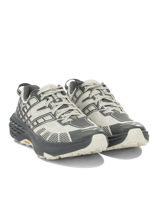 Hoka One One Gray Speedgoat 2 Low-Top Sneakers for men