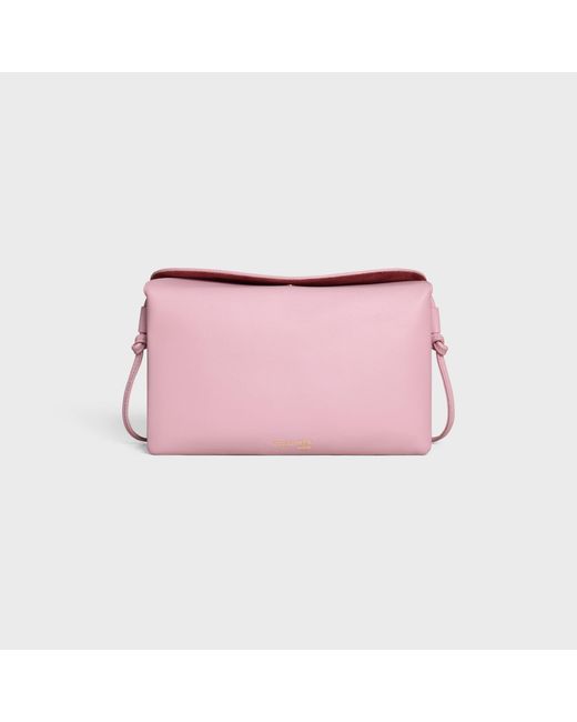 Céline Pink Trio Flap Small Shoulder Bag