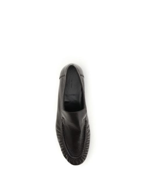 The Row White Two Loafers Lacquer
