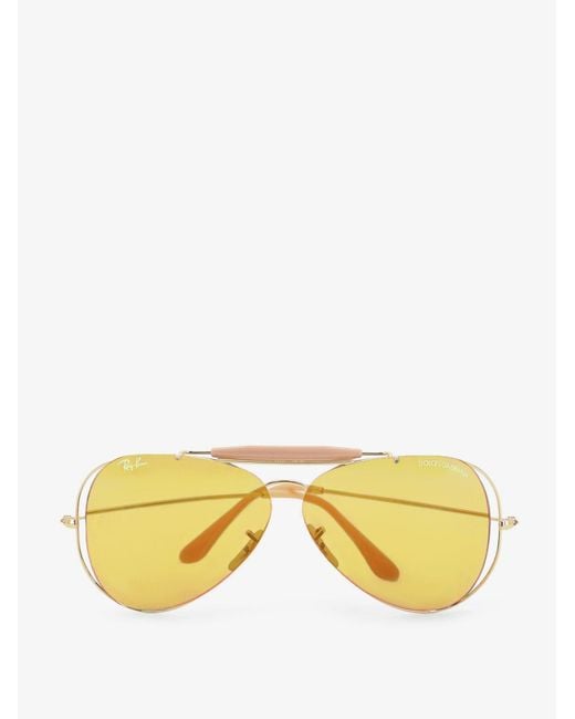 Dolce & Gabbana Yellow Dolce & Gabbana Ray-Ban X Dolce & Gabbana Acetate Sunglasses