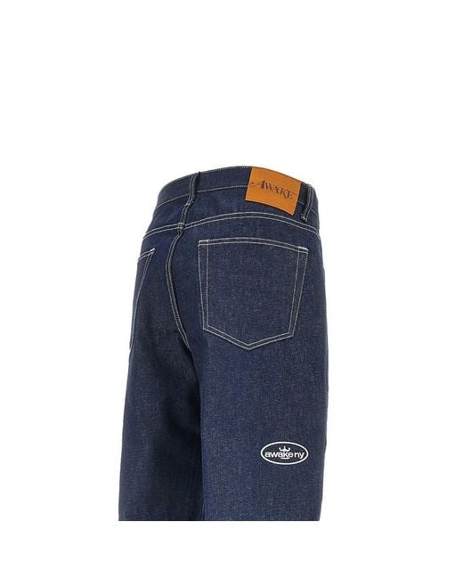 AWAKE NY Blue '100% Baggy Fit Jeans for men