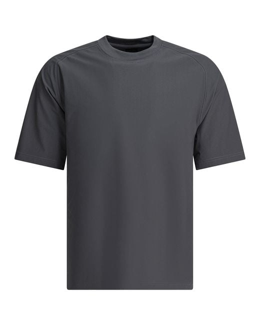 DAIWA PIER 39 Black "Tech" Crewneck T-Shirt for men